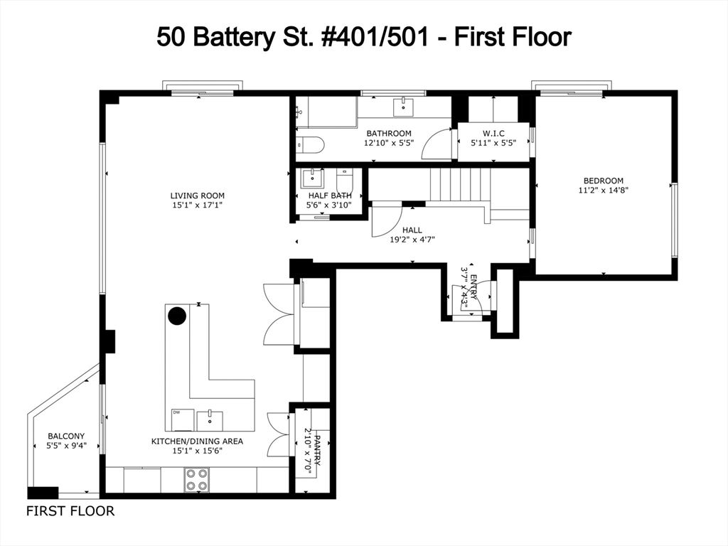 50 Battery Street Unit: 401/501
