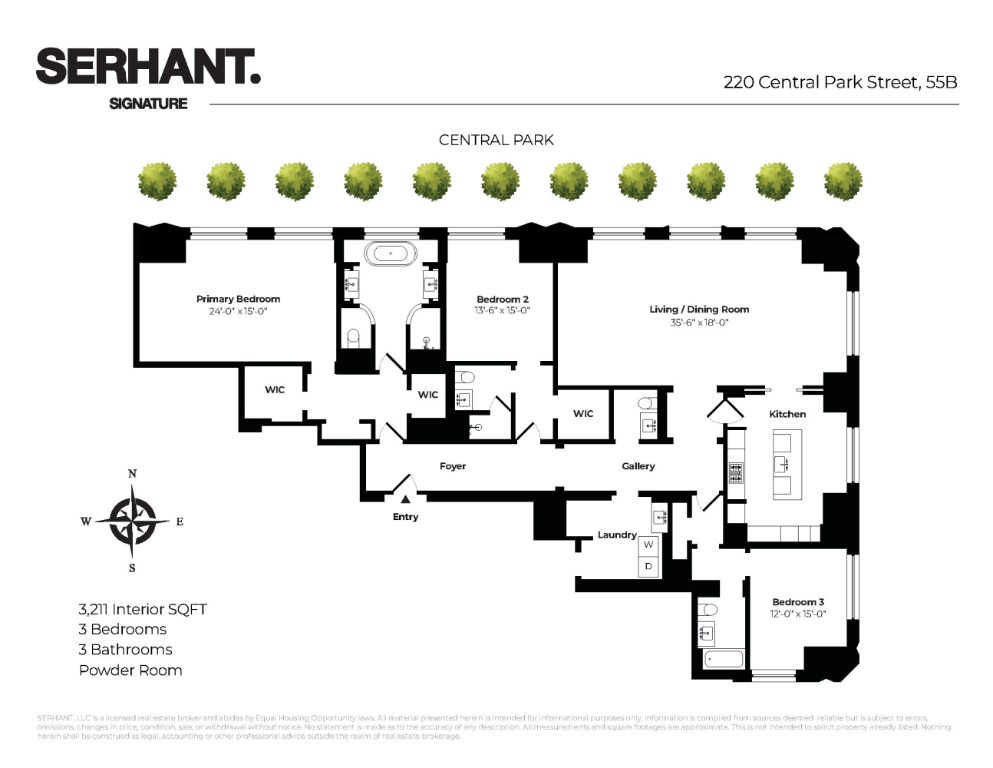 220 Central Park South 55B