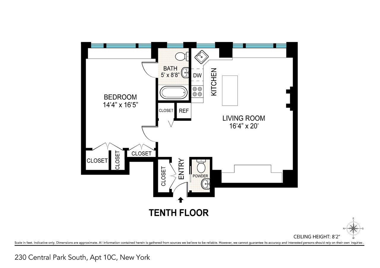 230 Central Park South, 10C