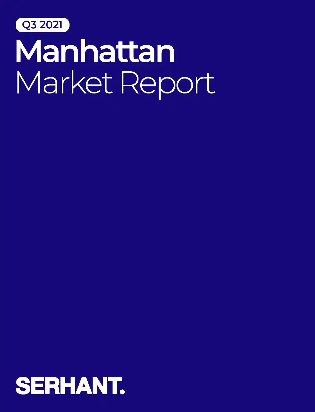 2021 Q3 Manhattan Market Report